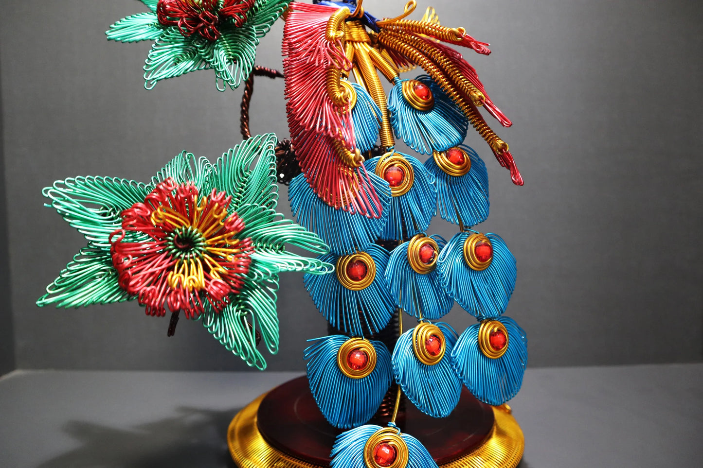 Peacock(with flowers)