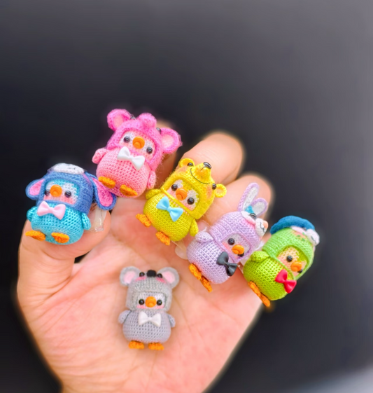 Crochet Mini Animals/Animal Hat/Micro Crochet