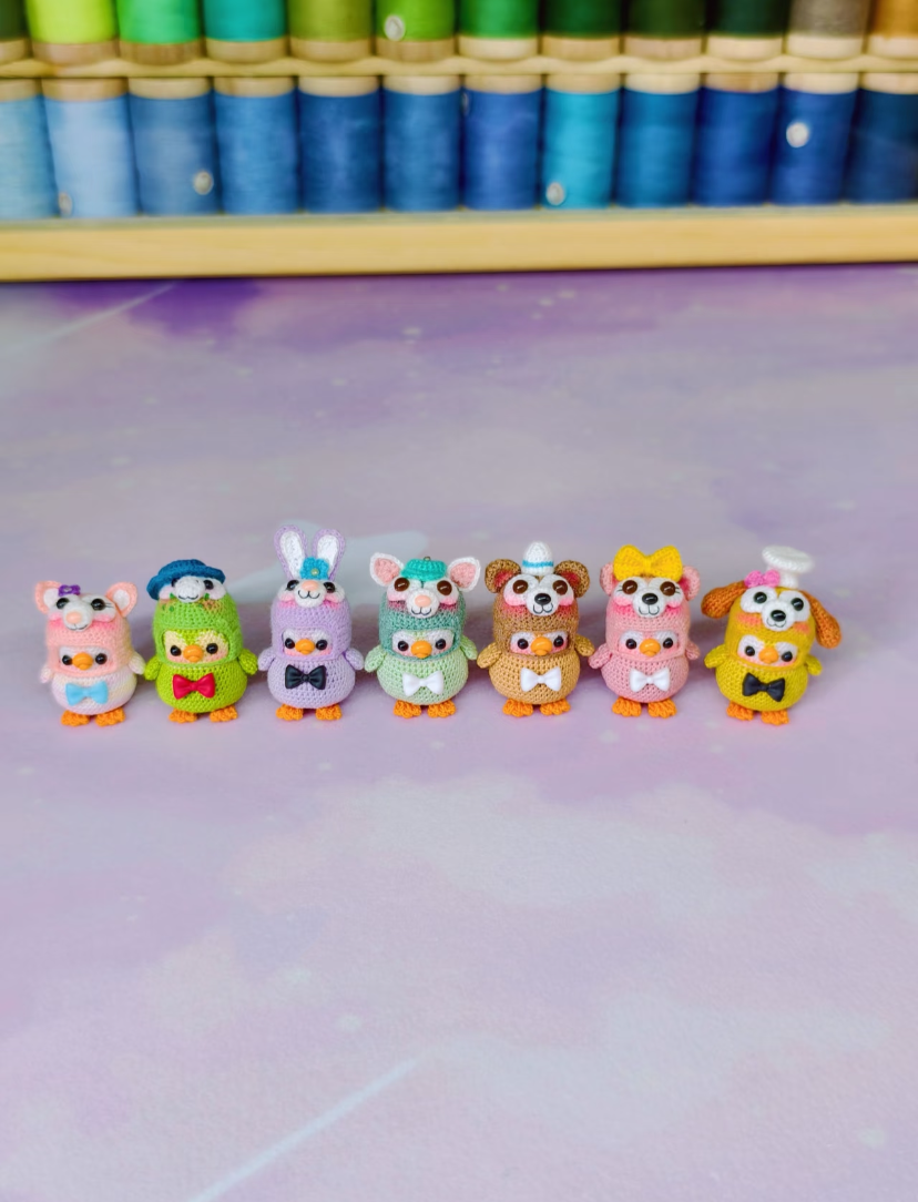 Crochet Mini Animals/Animal Hat/Micro Crochet
