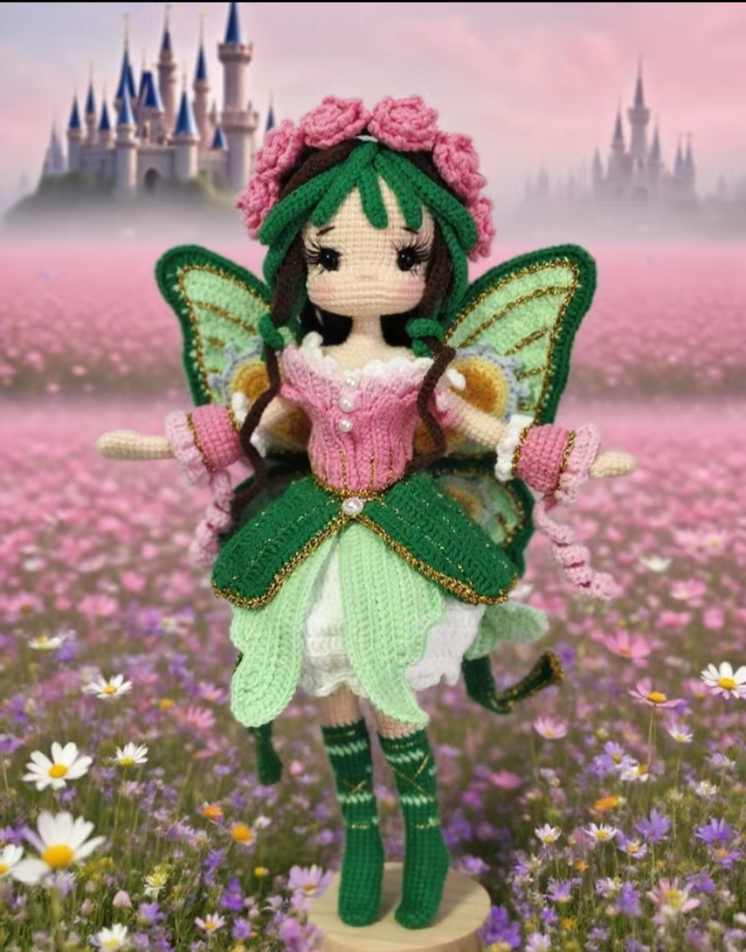 Crochet Doll/Fairy (32 cm/13 inch)