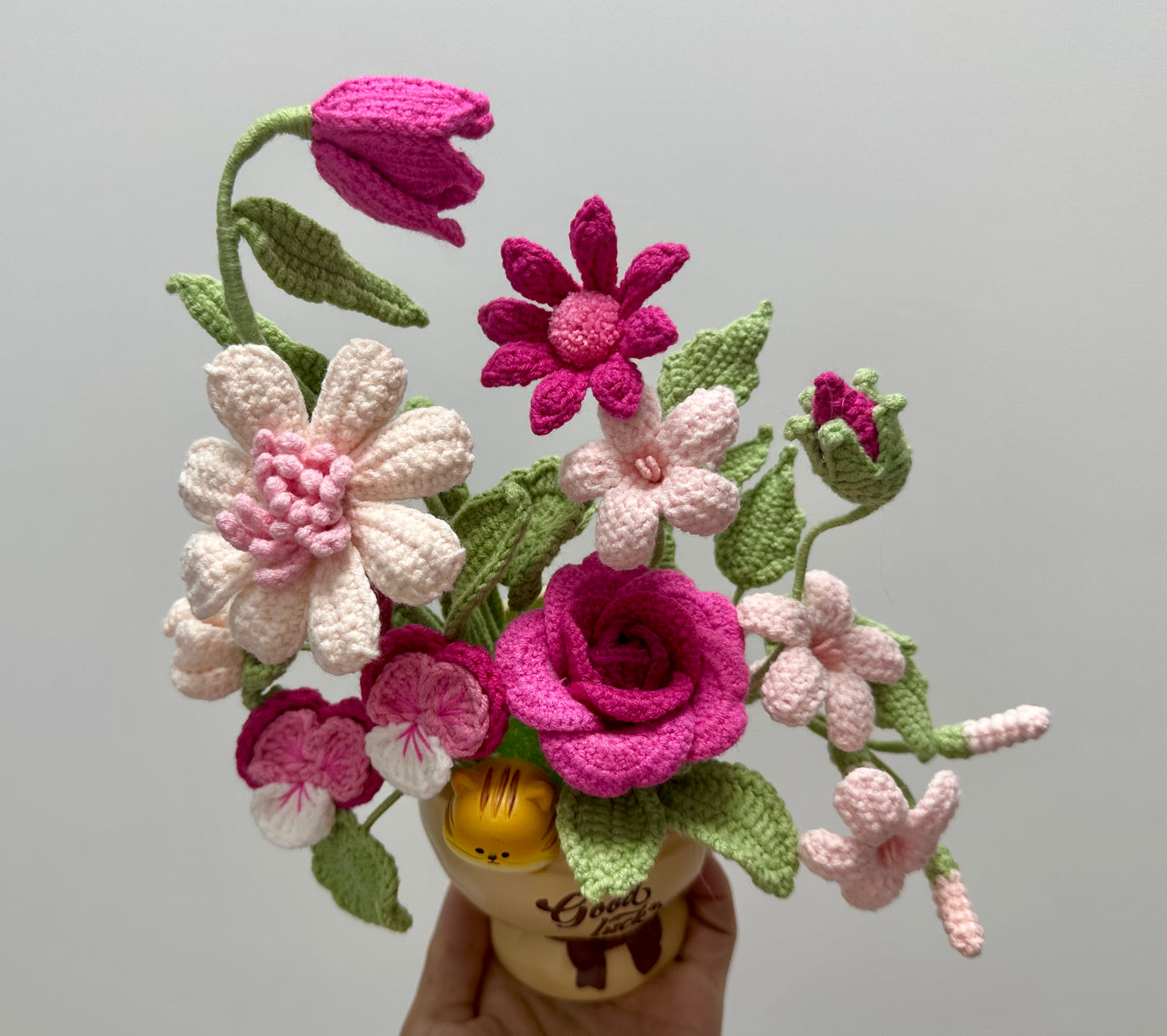 Crochet Flower with Pot