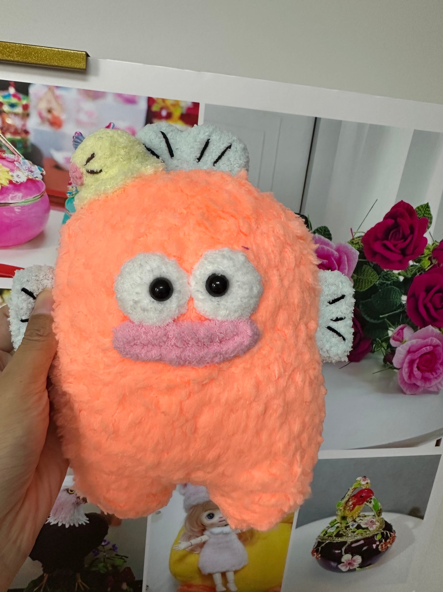 Crochet Fishman Toy(Small:22 cm/8.5 inch; Big:28 cm/11.5 inch)