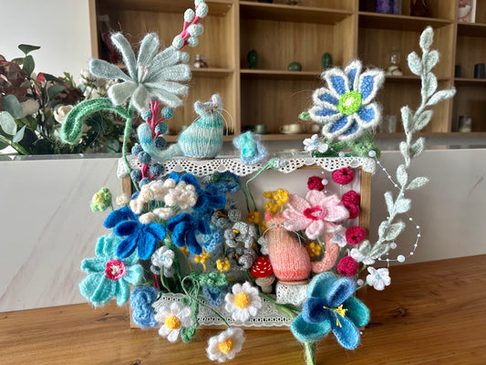 Crochet Flower with Photo Frame