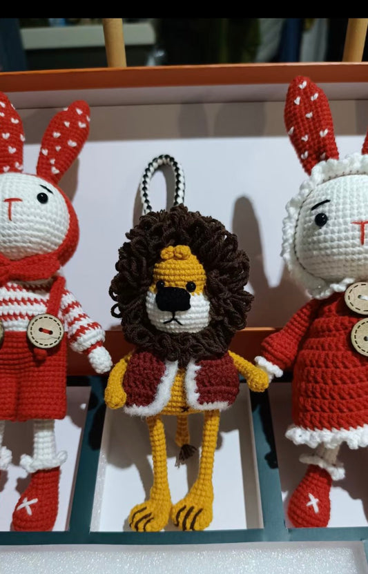 Crochet Lion with Coat