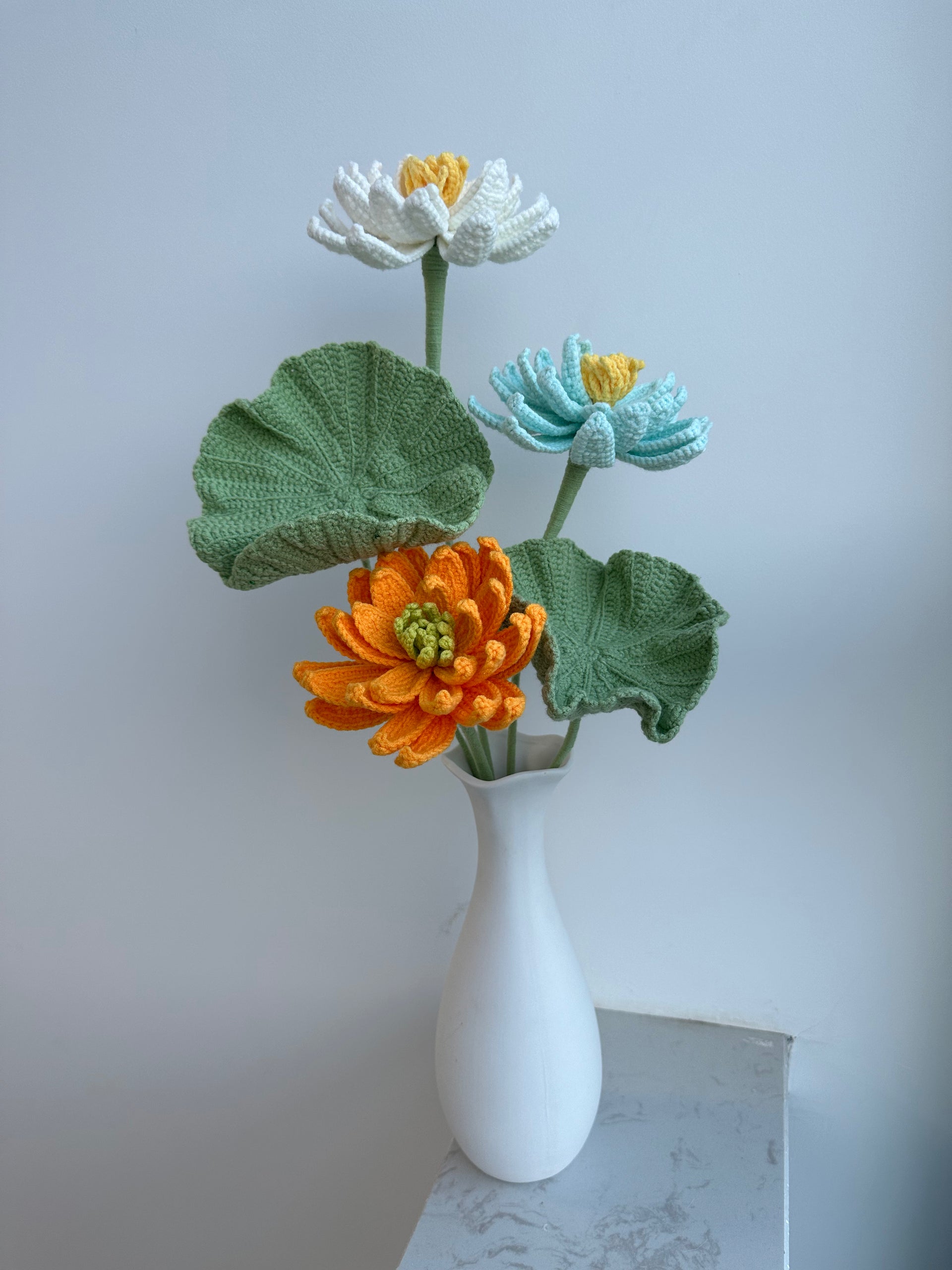 Water Lily Flower Bouquet – Daisy Handmade Crafts