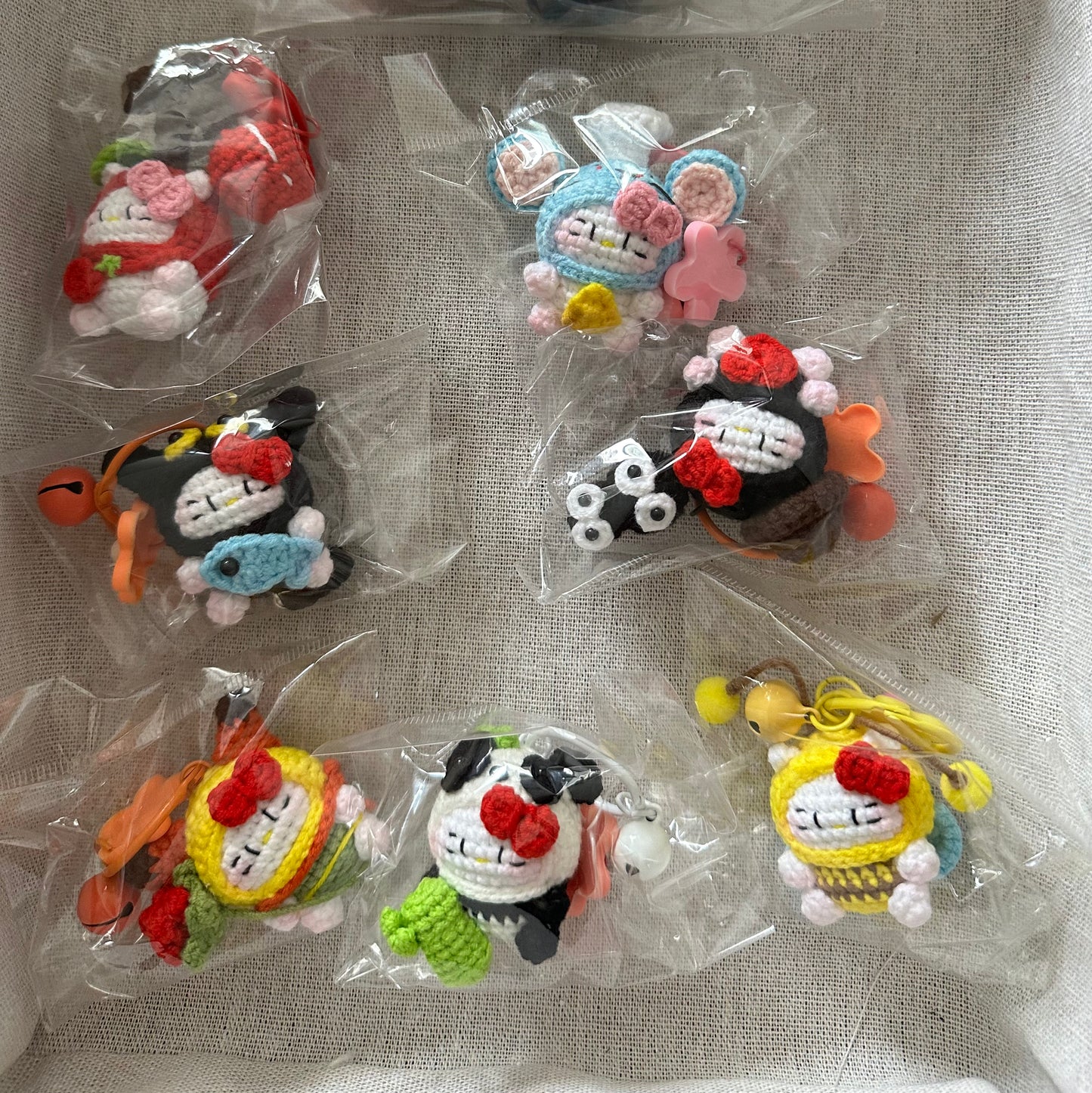 Crochet Mini Hello Kitty with Hat