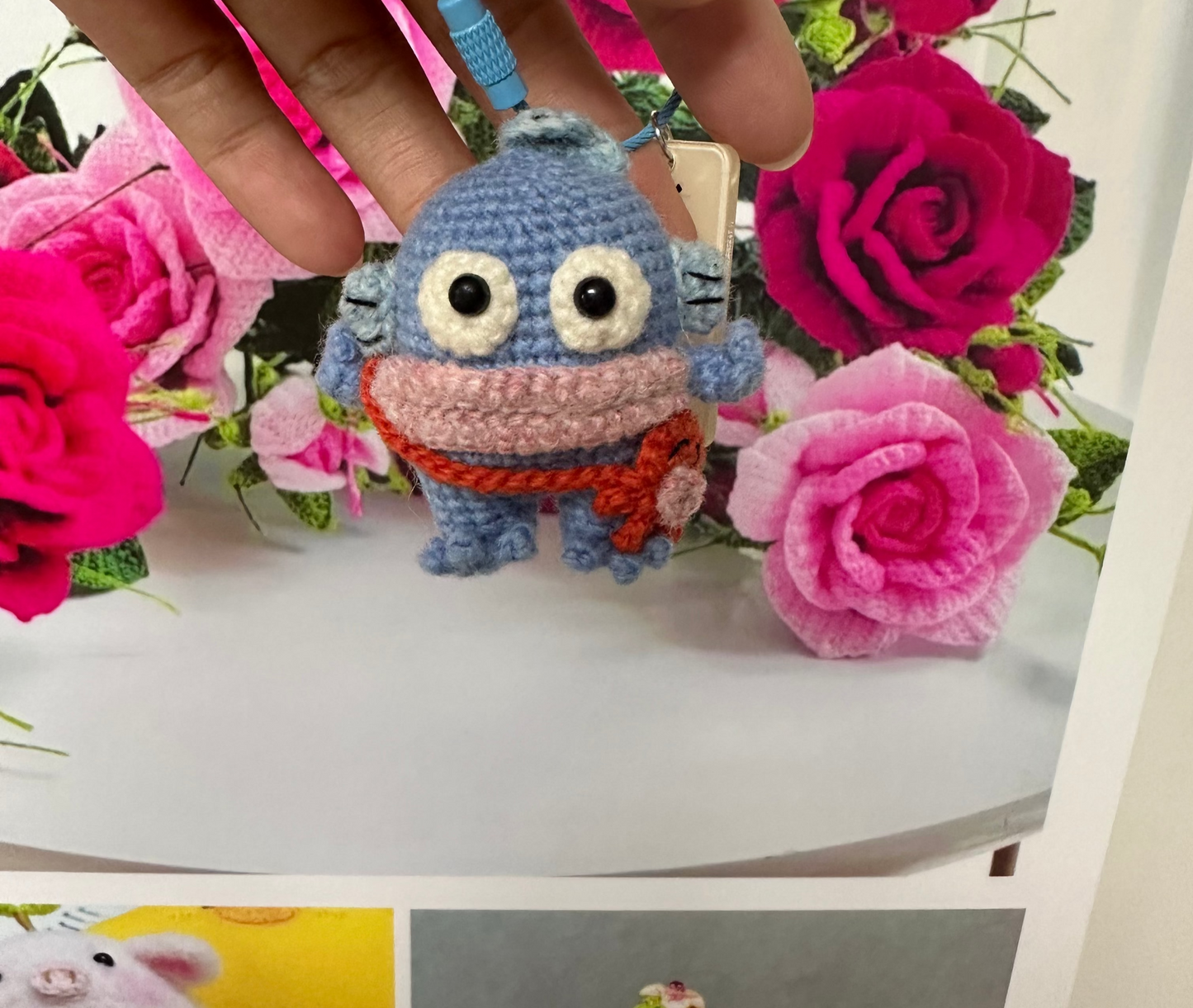 Crochet Fishman/Wool(5 cm/2 inch)
