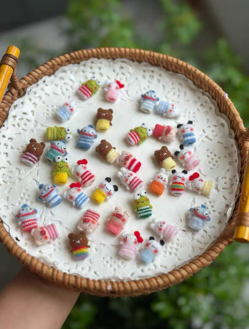 Crochet Mini Animals/Micro Crochet(2.5 cm/0.9 inch)