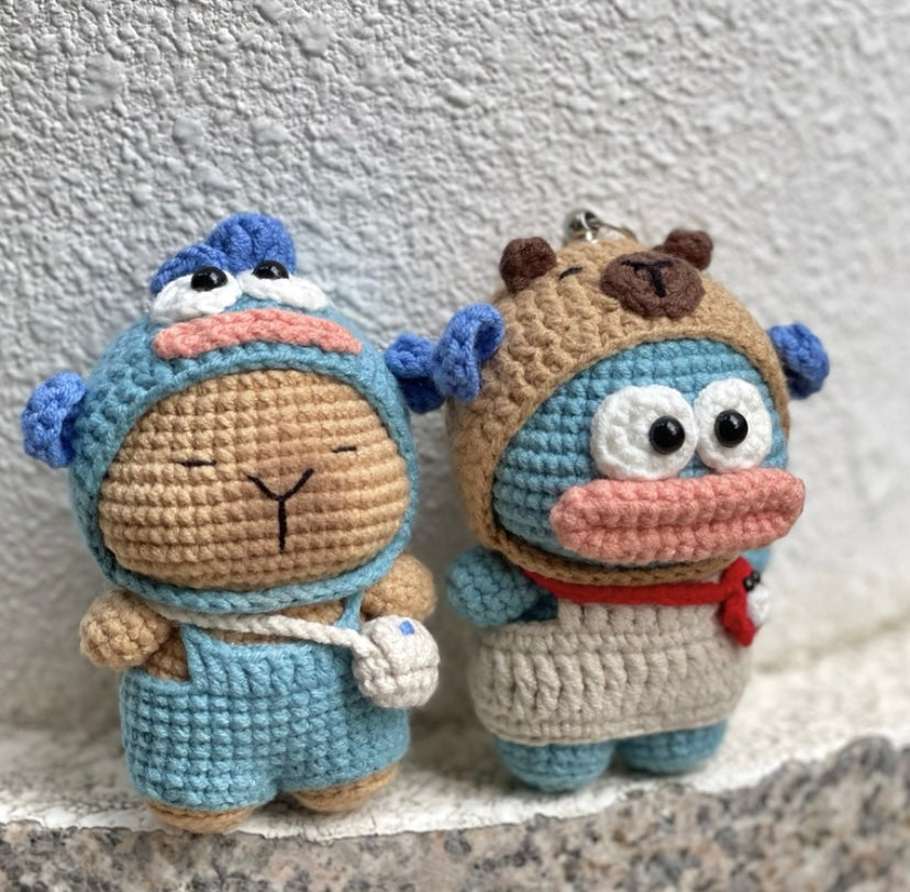 Crochet Capybara/Fishman