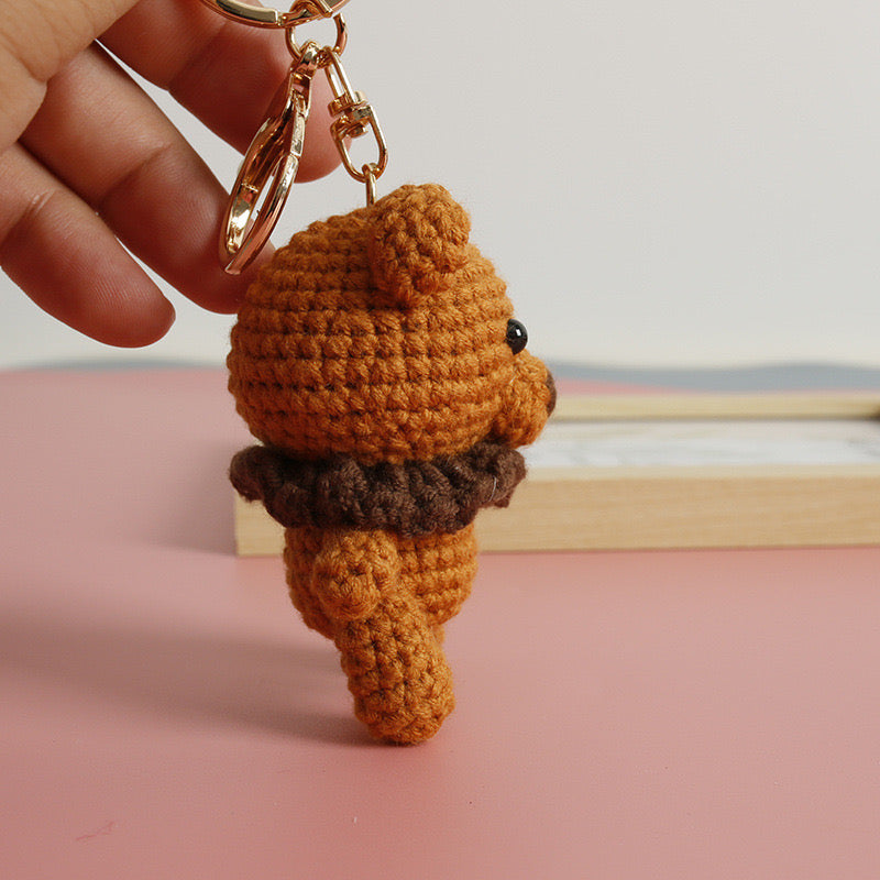 Brown Bear Keychain