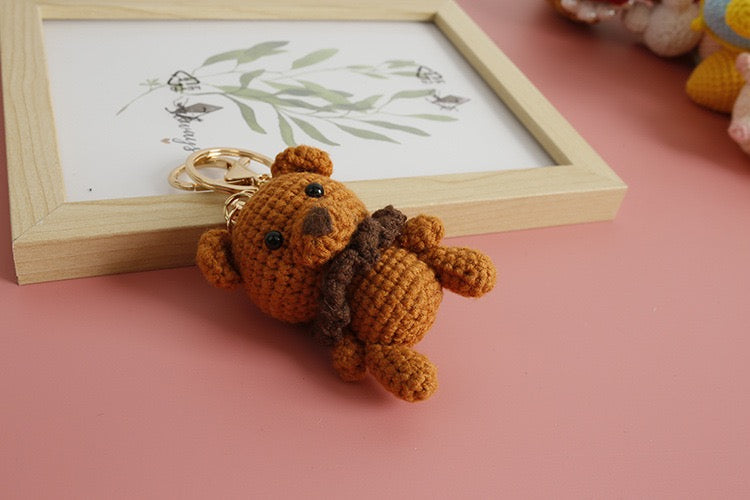 Brown Bear Keychain