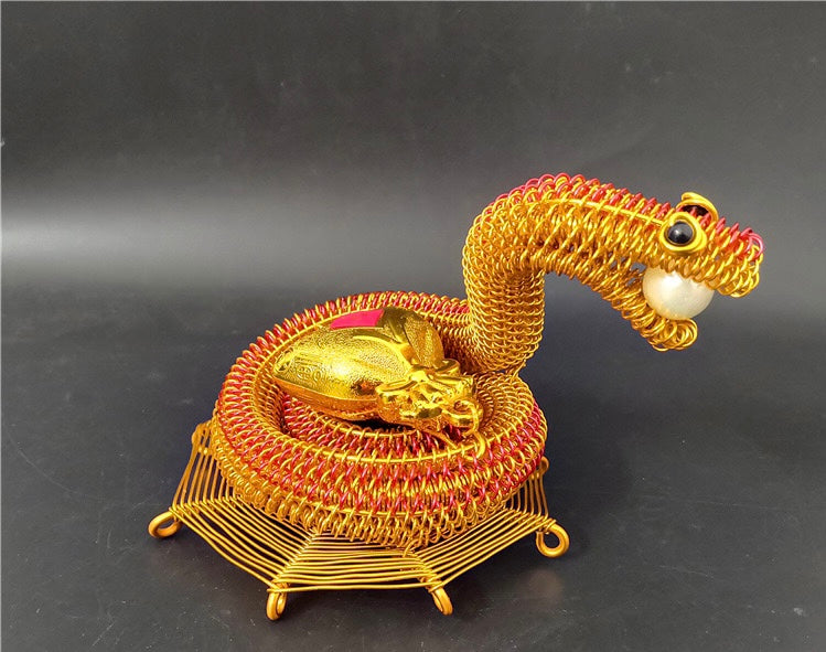 Snake with Golden Bag