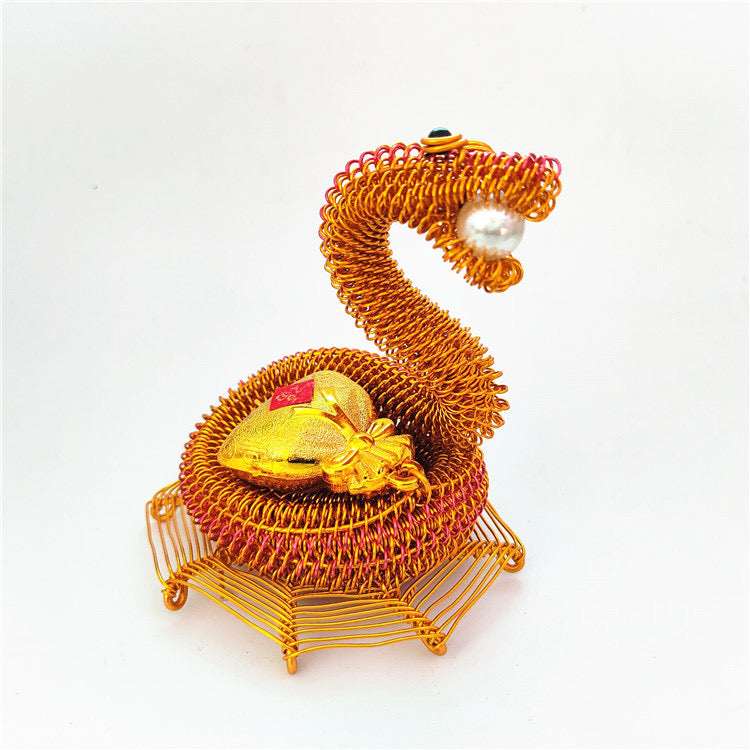 Snake with Golden Bag