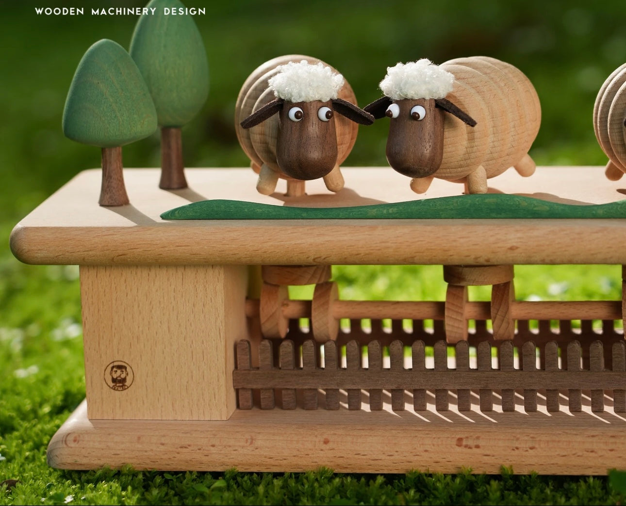 Wooden Mechanical Sheep(Black Walnut/Beech)