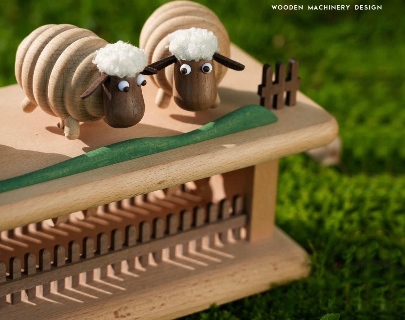 Wooden Mechanical Sheep(Black Walnut/Beech)