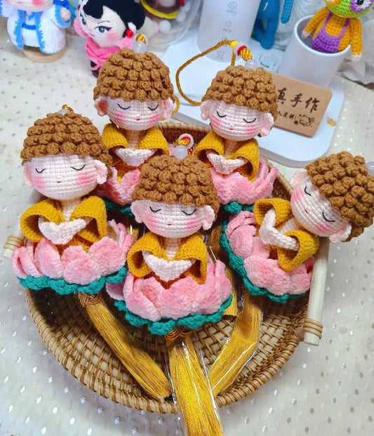 Crochet MonkBuddha