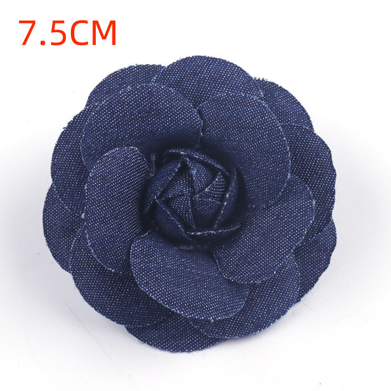 Denim Fabric Flower(20% off Over 10 Items; 50% off Over 50 Items)