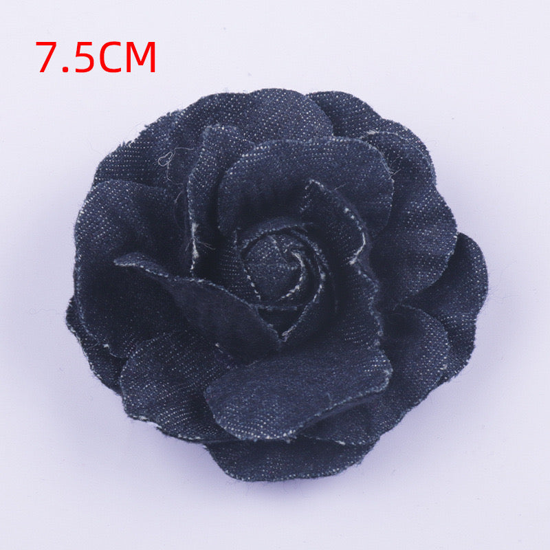 Denim Fabric Flower(20% off Over 10 Items; 50% off Over 50 Items)