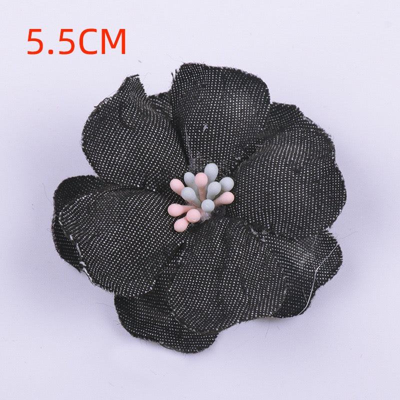 Denim Fabric Flower(20% off Over 10 Items; 50% off Over 50 Items)