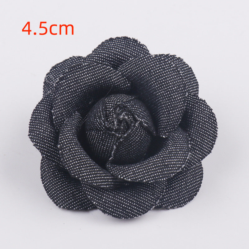 Denim Fabric Flower(20% off Over 10 Items; 50% off Over 50 Items)