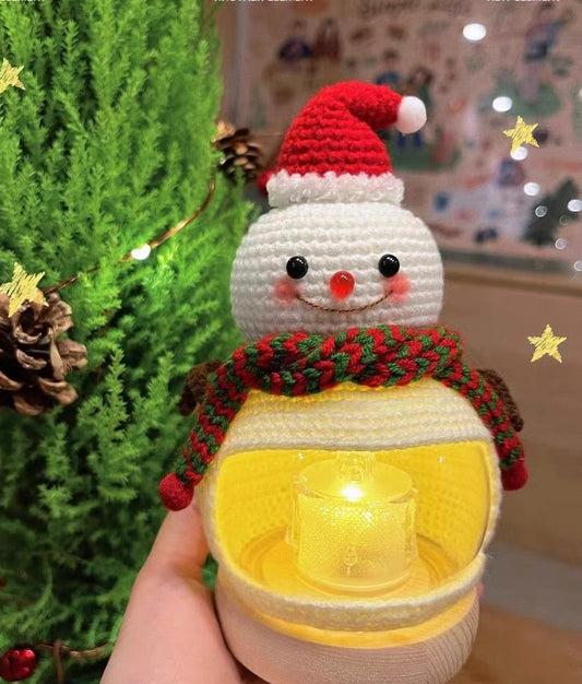 Snowman Lamp