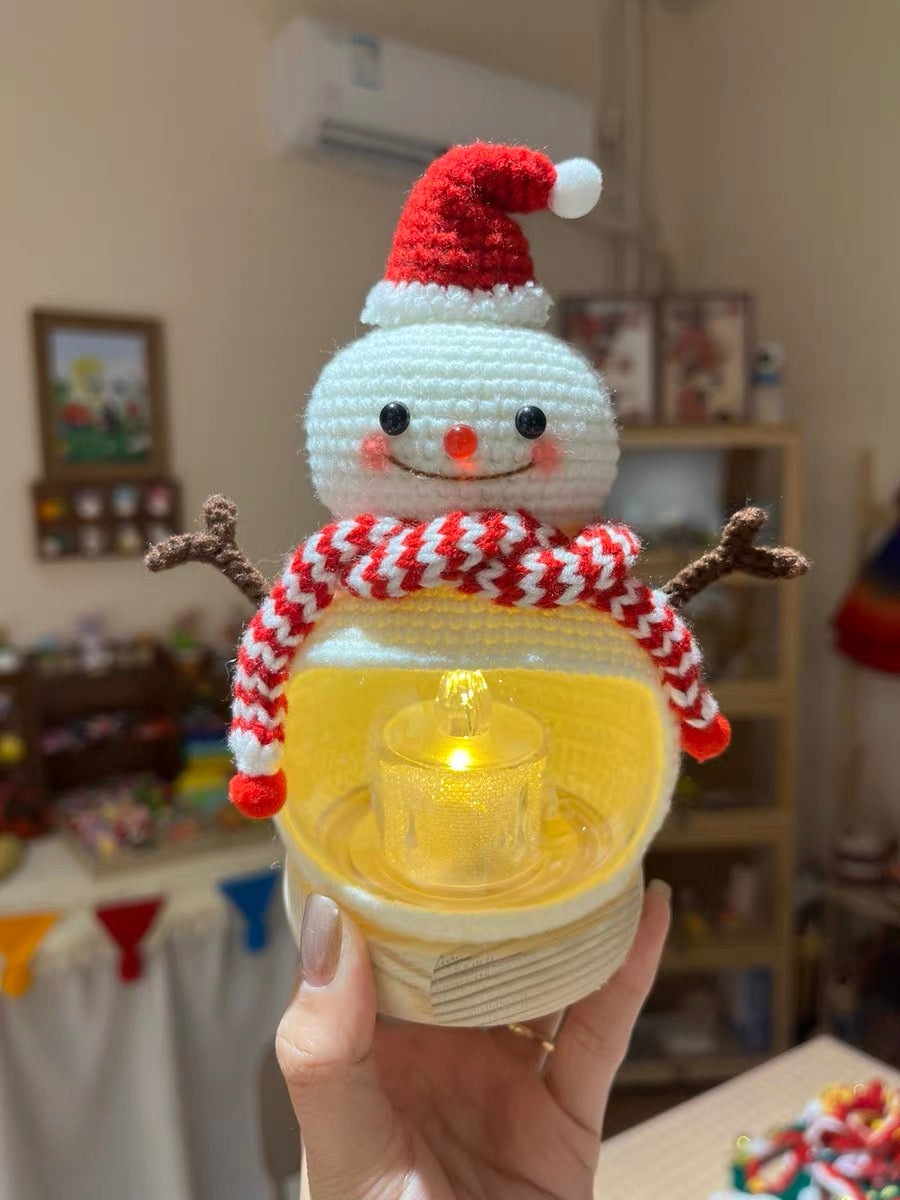 Snowman Lamp