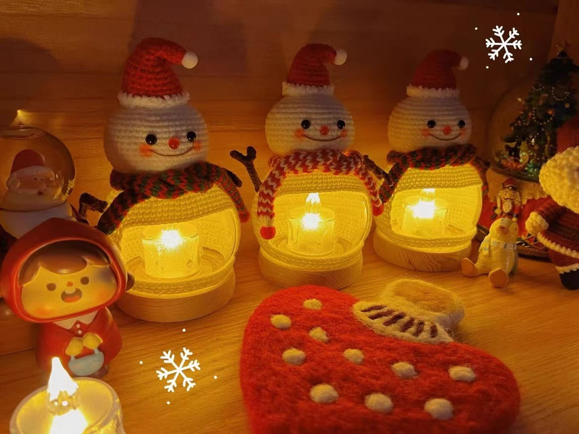 Snowman Lamp