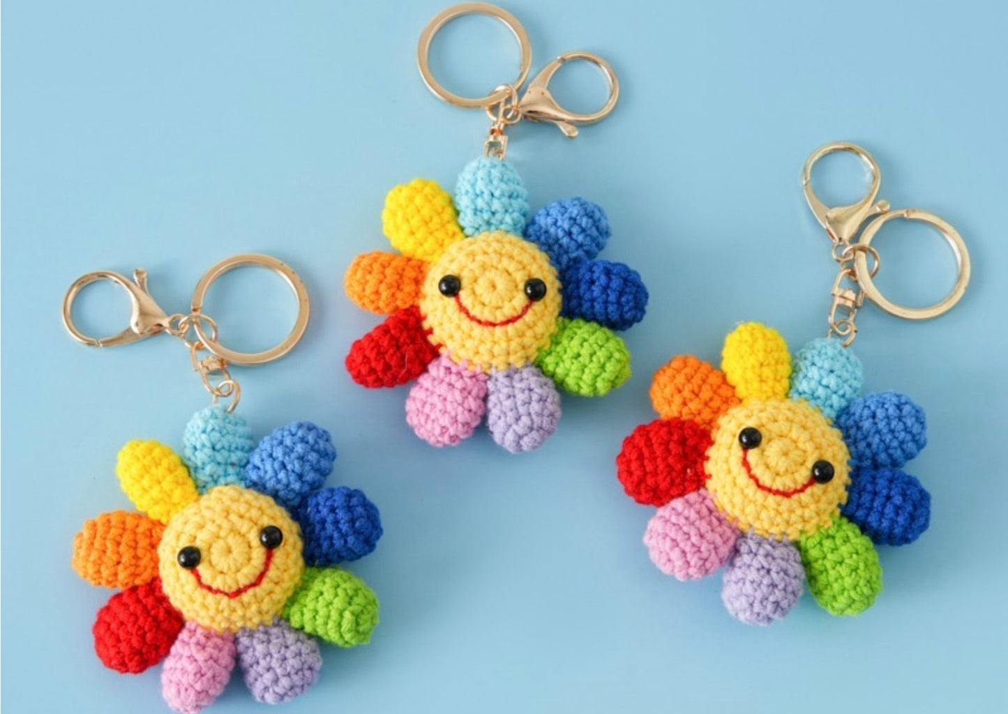 Sunflower Keychain