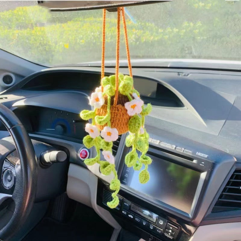 Daisy Basket Car Hanger