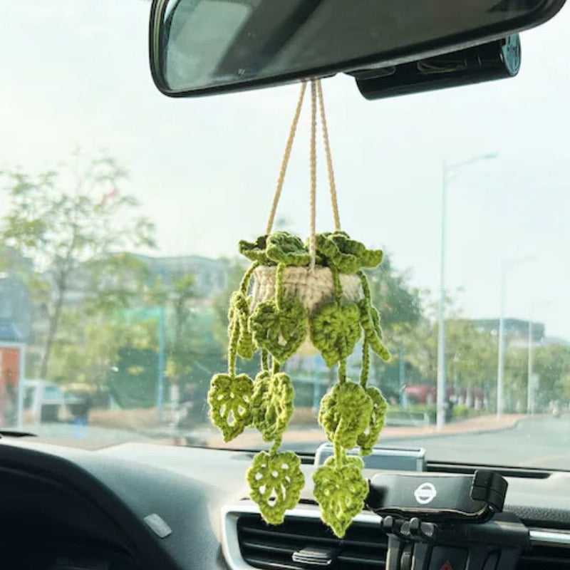 Leaves Basket Car Hanger