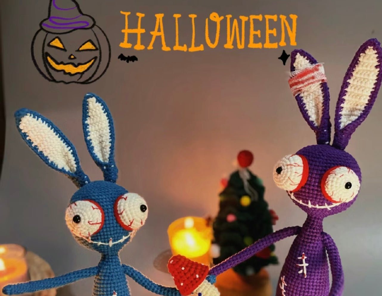 Crochet Halloween Bunny