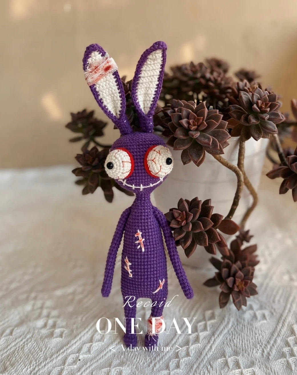 Crochet Halloween Bunny