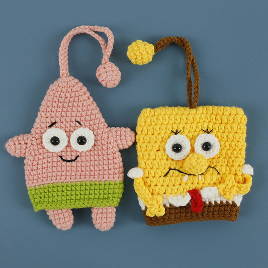 Spongebob and Patrick Keychain