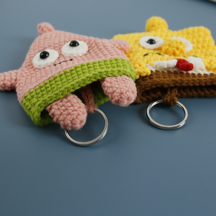 Spongebob and Patrick Keychain