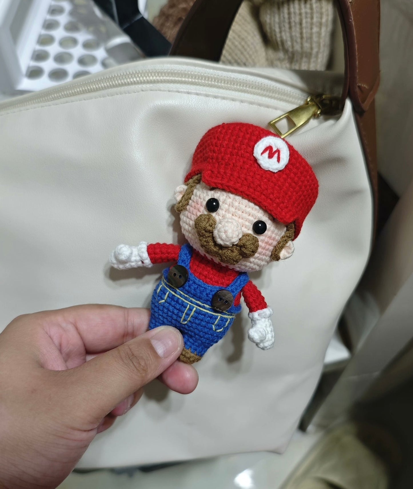 Crochet Mario+Luigi(11 cm/4.3 inch)