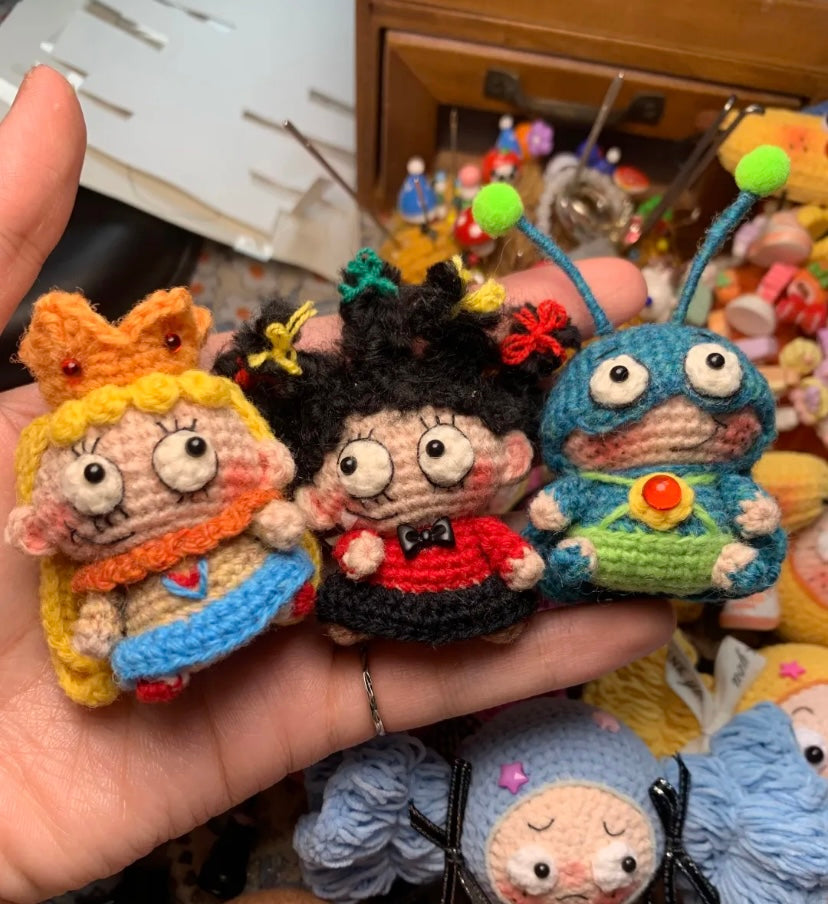 Crochet Mini Girl/Super Women/Wool