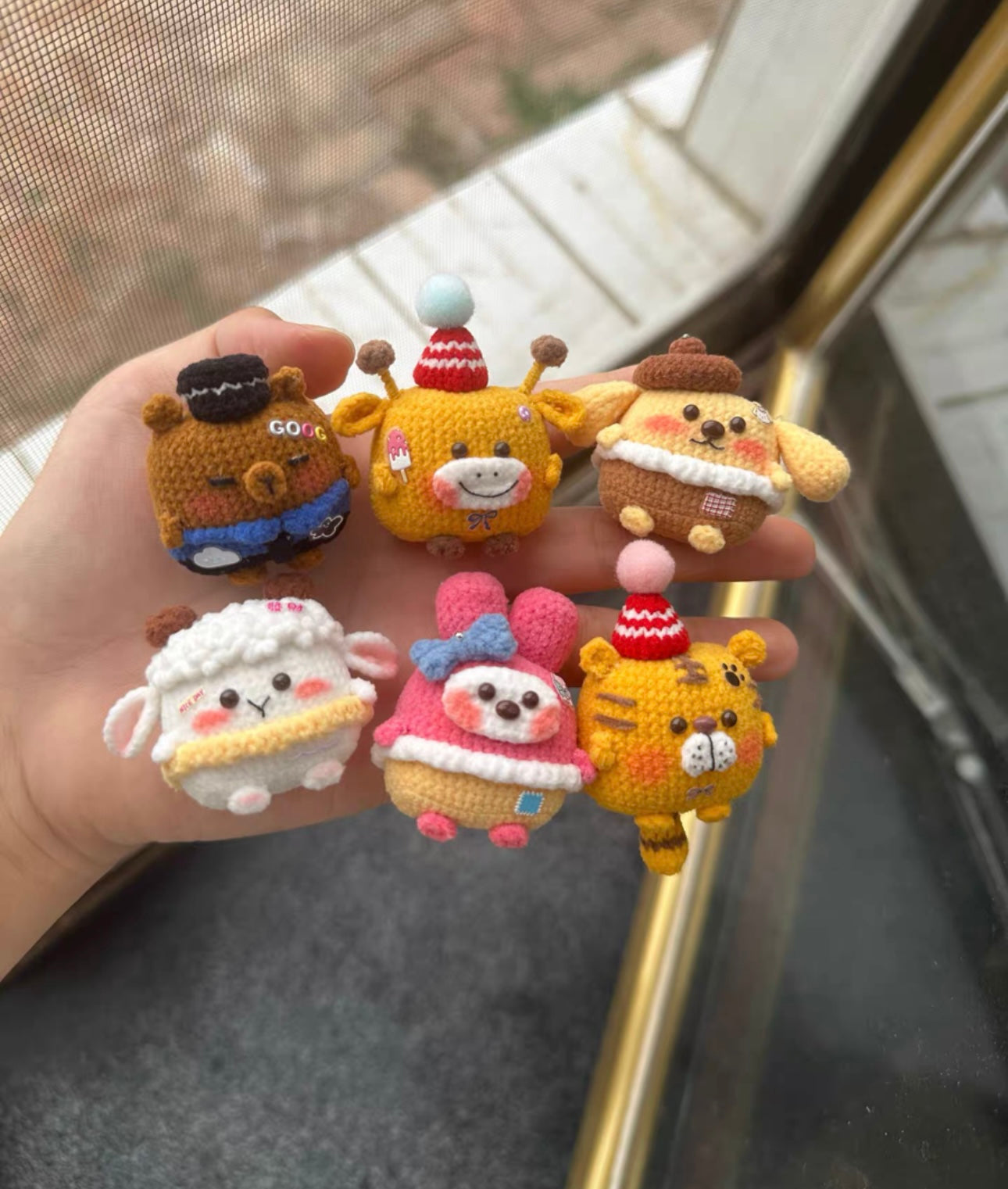 Crochet Mini Animal/Fridge Magnet(3 cm/1.2 inch)