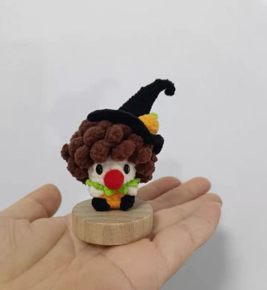 Crochet Halloween Clown/Mini Clown
