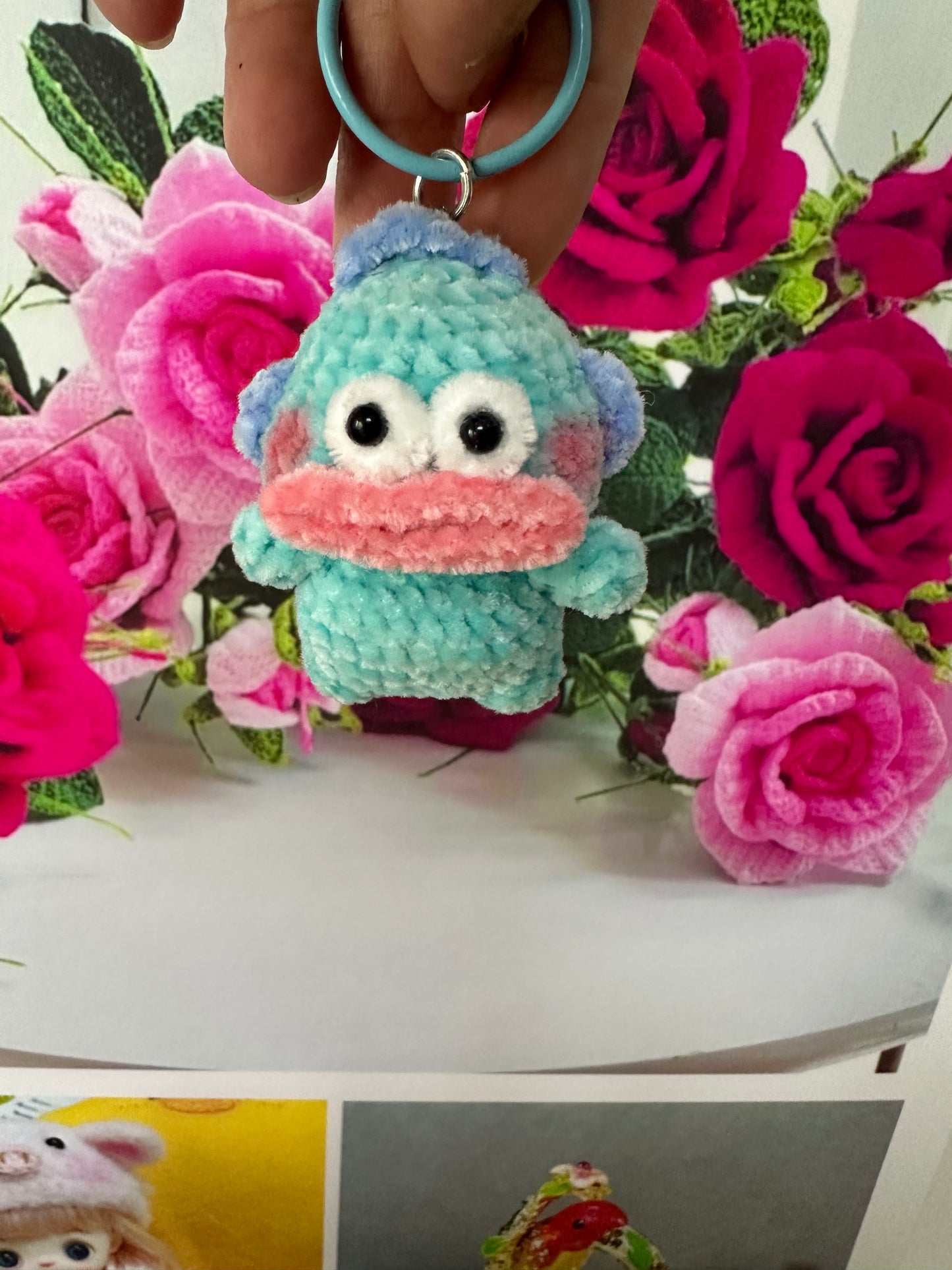Crochet Animal Keychain(6 cm/2.1 inch)