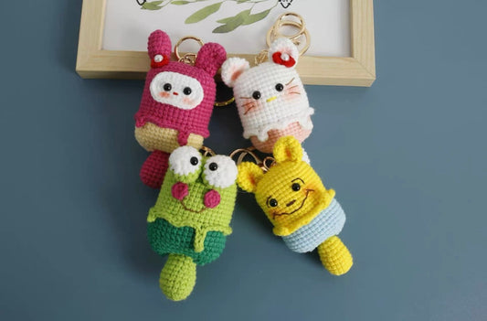 Frog Ice Cream Keychain