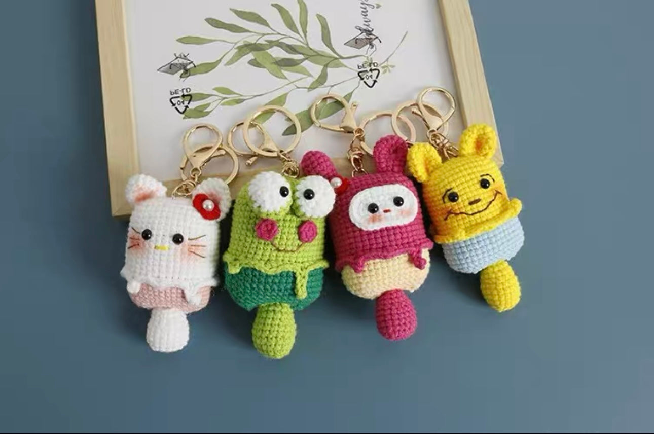 Frog Ice Cream Keychain