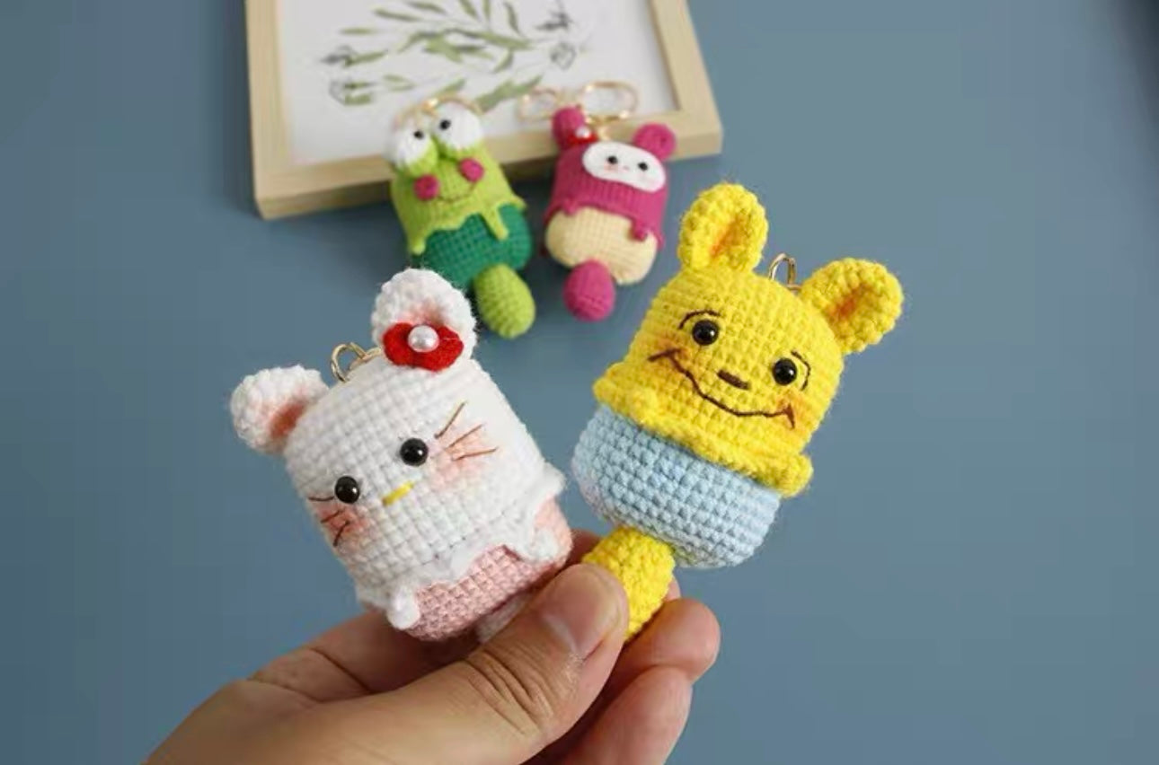Frog Ice Cream Keychain