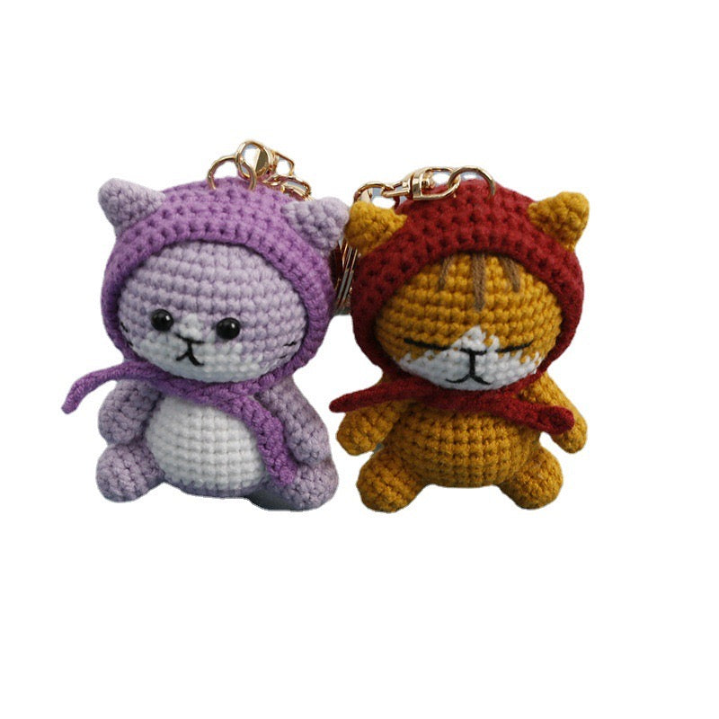 Cat with Hat  Keychain