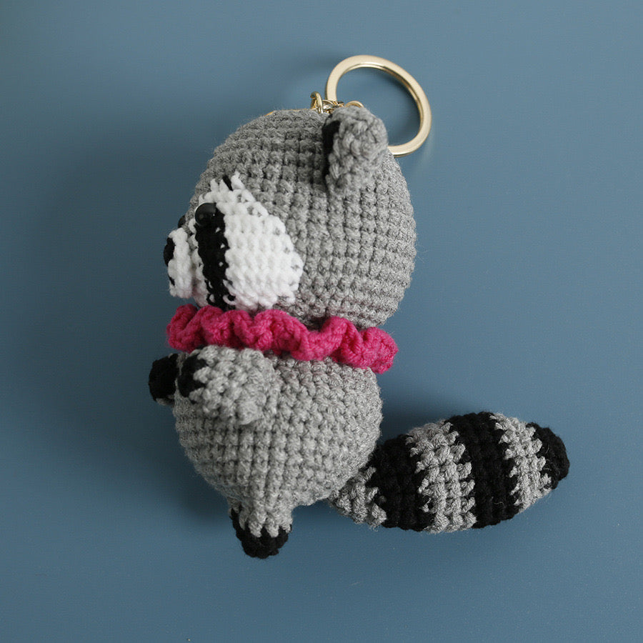 Raccoon Keychain