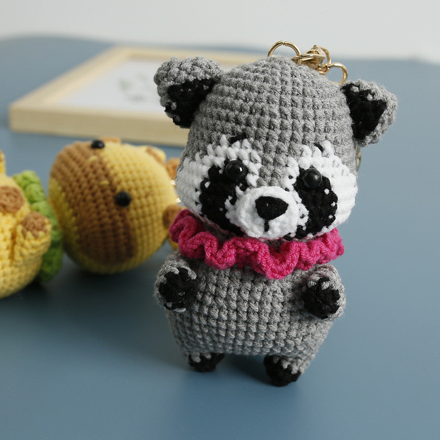 Raccoon Keychain