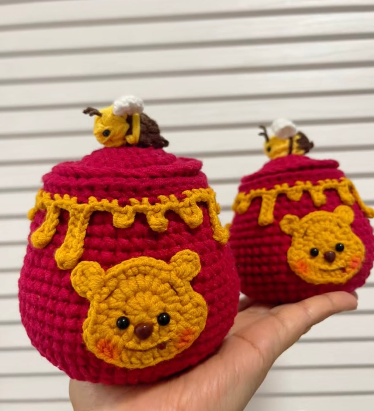 Crochet Winnie the Pool Honey Box