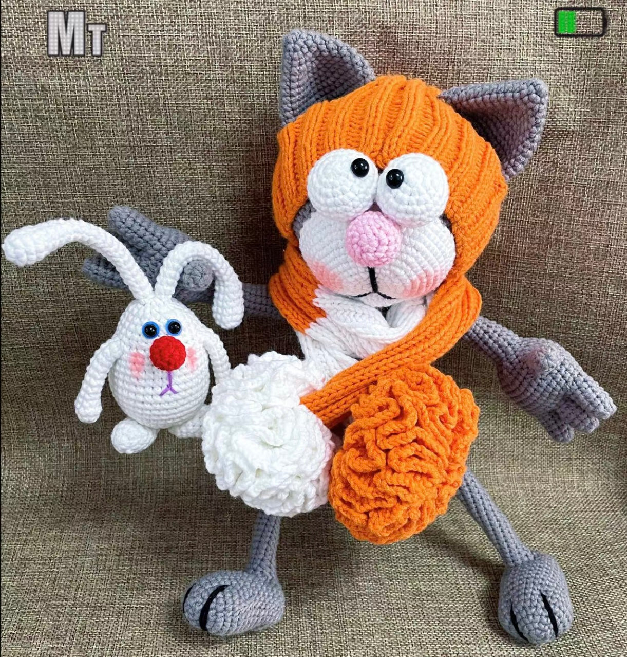 Crochet Crazy Cat and Bunny