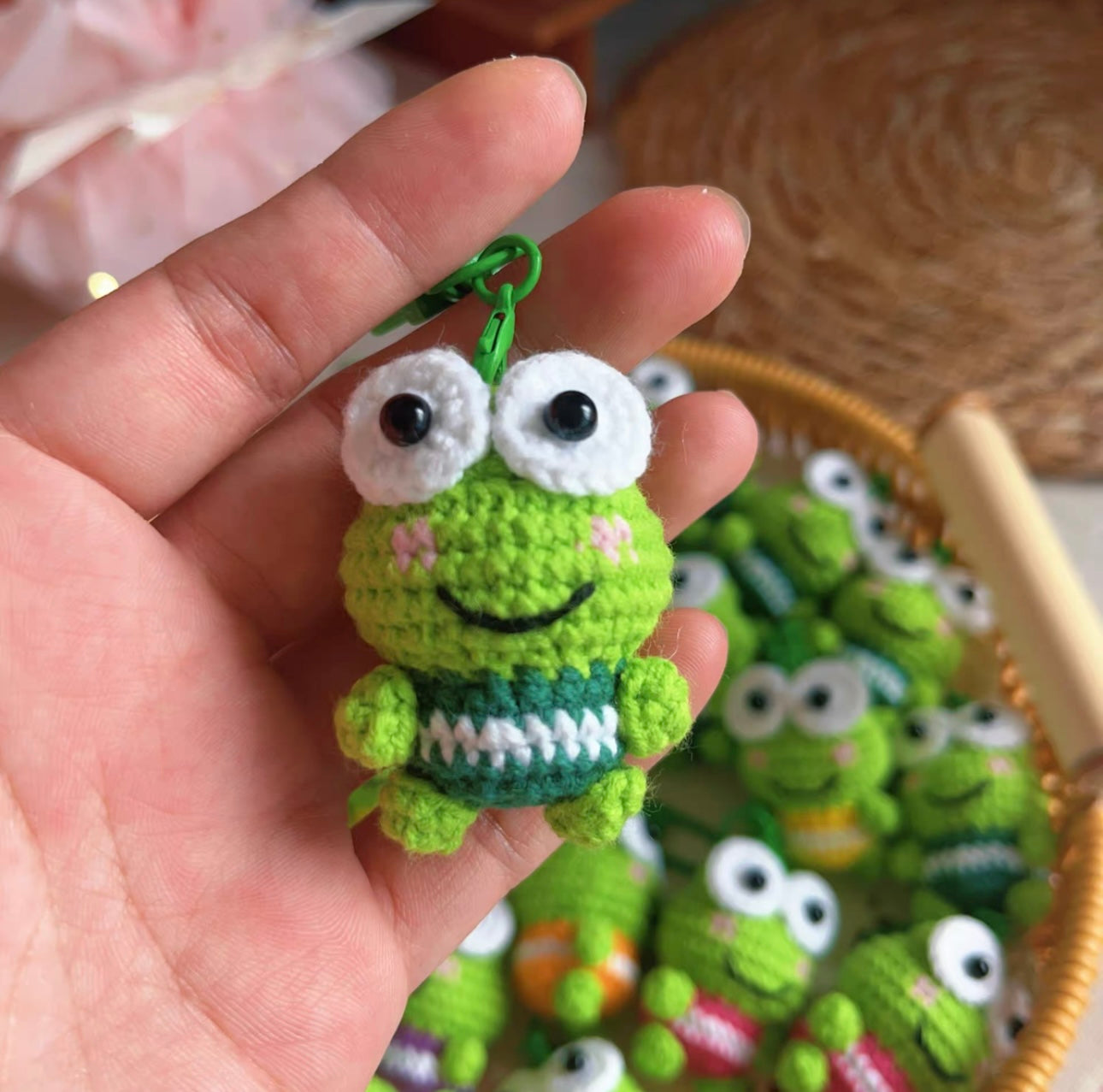 Crochet Mini Frog(5 cm/2 inch)
