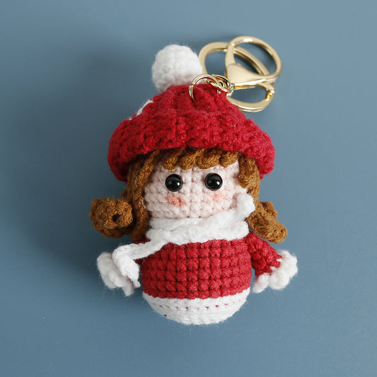 Christmas Girl Keychain