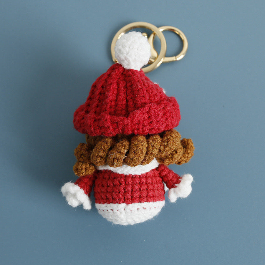 Christmas Girl Keychain